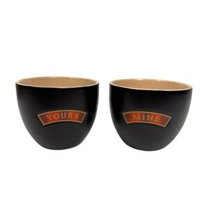 Bailey's Irish Cream‎ MINE and YOURS Coffee Cups No Handles for "Special Coffee"